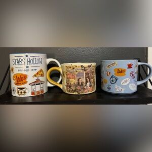 Gilmore girls coffee mug bundle (3)  -New-
